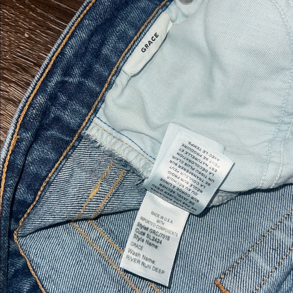 SLVRLAKE Grace High-Rise Jean In River Runs Deep 💙 - Picture 13 of 15